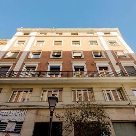 Bright Apt para 4pax en Gran Via-Plaza de Carmen E2-3